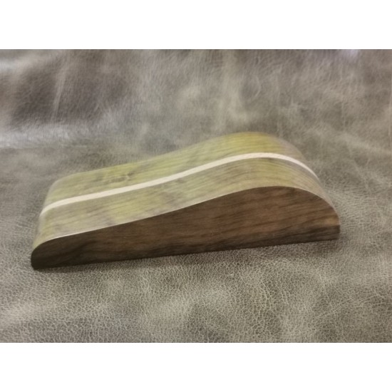 Bending glue, leather tool, wood, watch strap